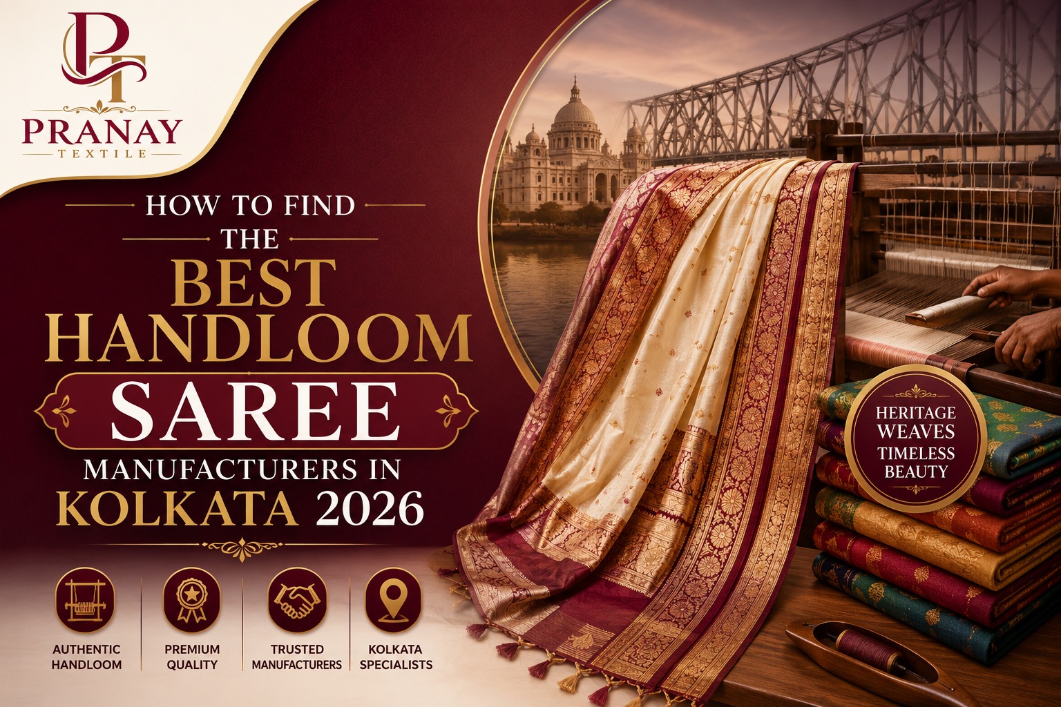  How to Find the Best Handloom Saree Manufacturers in Kolkata 2026